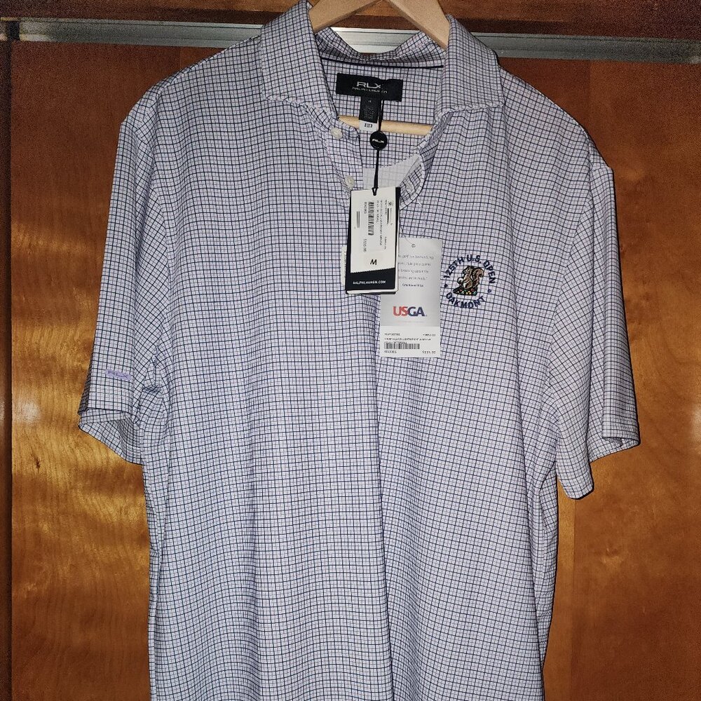Ralph Lauren RLX 2025 U.S. Open Oakmont PGA Golf Polo